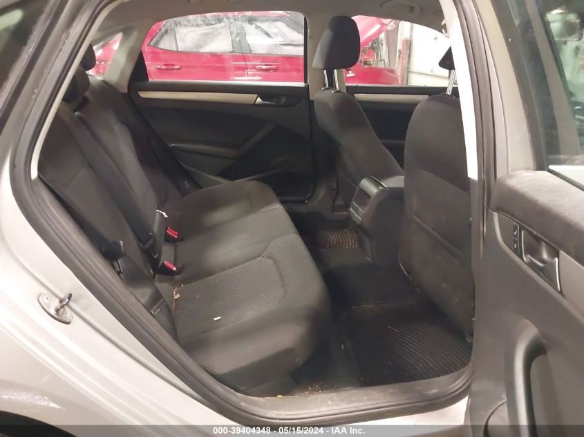 2013 VOLKSWAGEN PASSAT 2.5L S - 1VWAH7A35DC098572