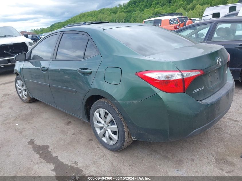 2014 Toyota Corolla Le VIN: 2T1BURHE6EC142268 Lot: 39404360