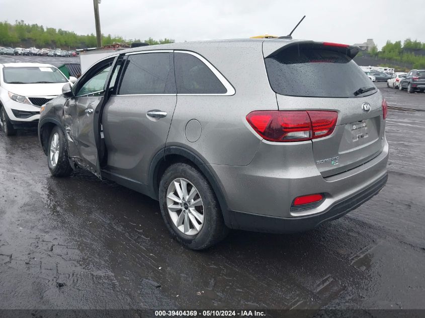 2019 Kia Sorento 3.3L Lx VIN: 5XYPGDA5XKG483666 Lot: 39404369