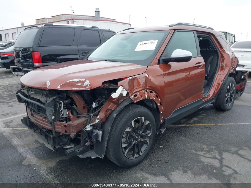 VIN KL79MPS29MB021570 2021 CHEVROLET TRAILBLAZER FWD LT