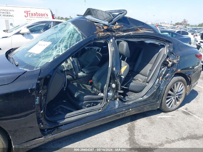 2022 Infiniti Q50 Luxe VIN: JN1EV7BP0NM311540 Lot: 39404387