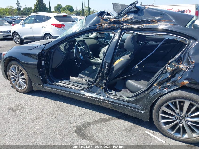 2022 Infiniti Q50 Luxe VIN: JN1EV7BP0NM311540 Lot: 39404387