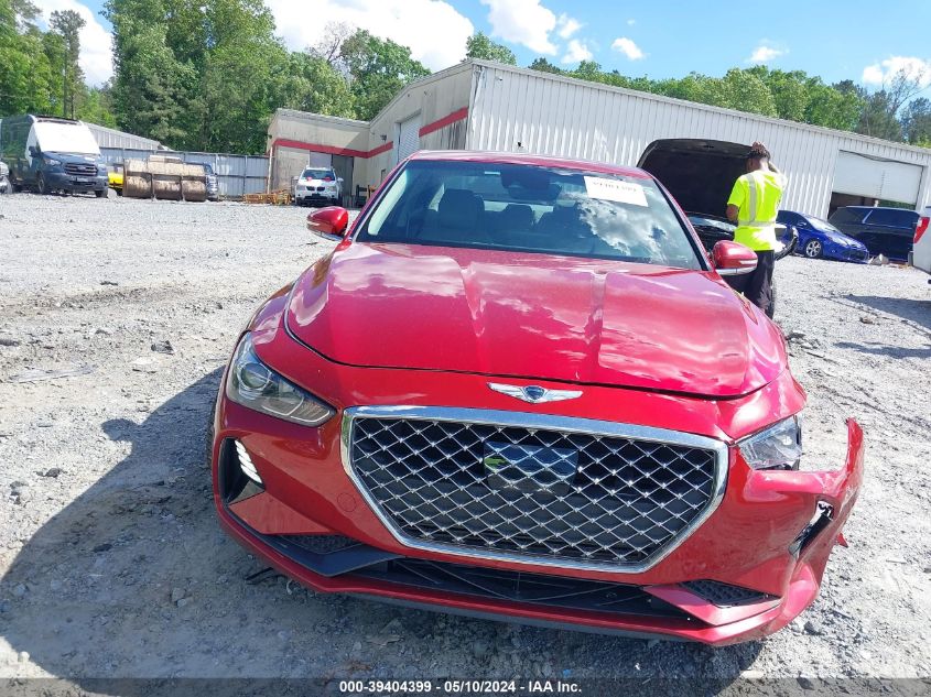 2019 Genesis G70 2.0T Advanced VIN: KMTG64LA0KU037880 Lot: 39404399