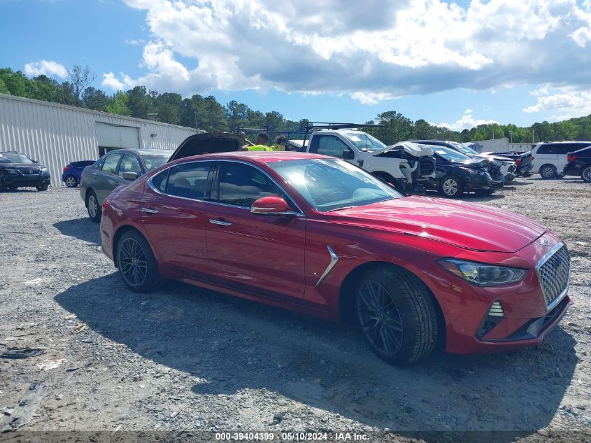 2019 Genesis G70 2.0T Advanced VIN: KMTG64LA0KU037880 Lot: 39404399