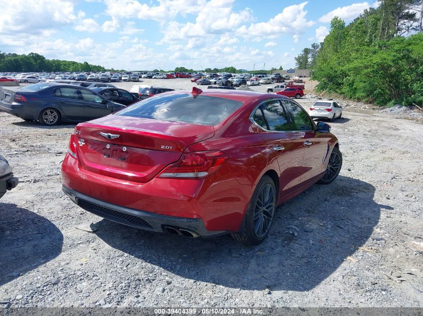 2019 Genesis G70 2.0T Advanced VIN: KMTG64LA0KU037880 Lot: 39404399