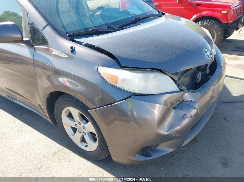 2014 Toyota Sienna Le V6 8 Passenger VIN: 5TDKK3DC9ES502373 Lot: 39404428