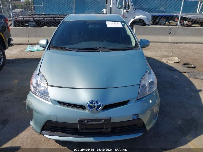 2015 Toyota Prius Two VIN: JTDKN3DU6F1980233 Lot: 39404439