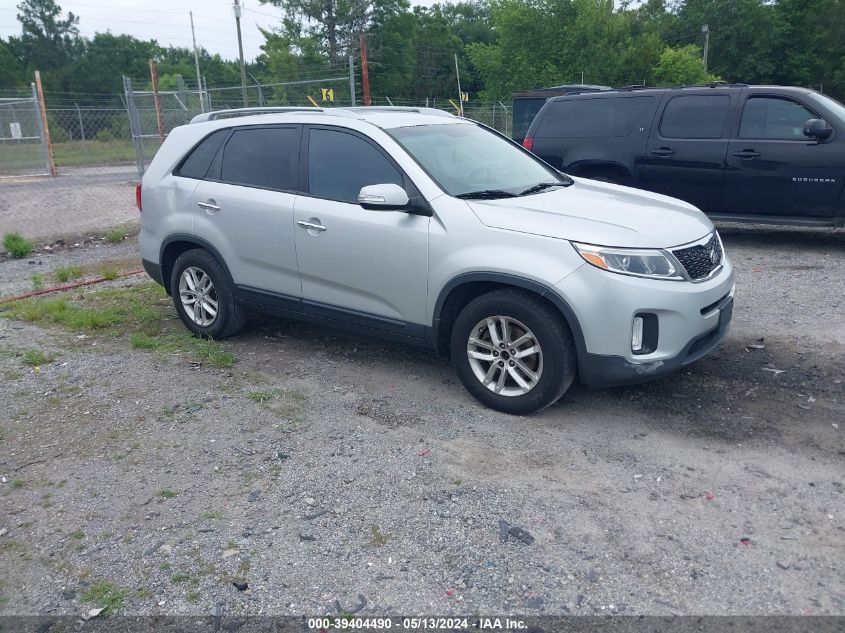 2014 Kia Sorento Lx VIN: 5XYKT4A65EG514860 Lot: 39404490