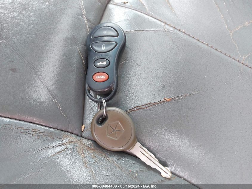 2000 Dodge Intrepid Es VIN: 2B3HD56J1YH324975 Lot: 39404489