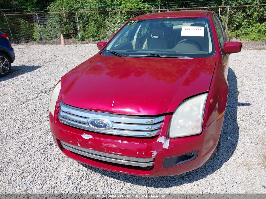 2008 Ford Fusion Se VIN: 3FAHP07Z78R186298 Lot: 39404531