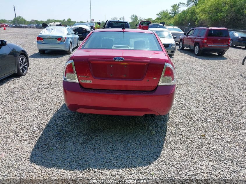 2008 Ford Fusion Se VIN: 3FAHP07Z78R186298 Lot: 39404531