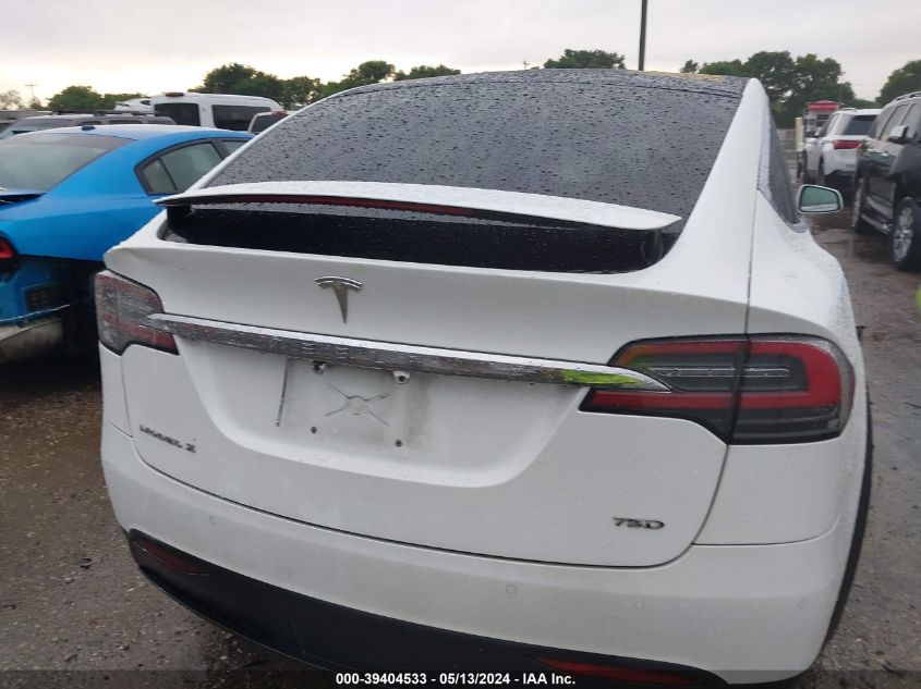 2017 Tesla Model X VIN: 5YJXCBE21HF039348 Lot: 39404533