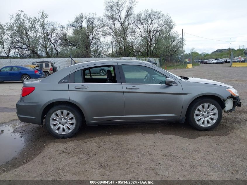 2012 Chrysler 200 Lx VIN: 1C3CCBAB9CN114168 Lot: 39404547