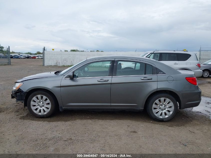 2012 Chrysler 200 Lx VIN: 1C3CCBAB9CN114168 Lot: 39404547