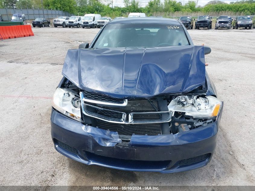 2014 Dodge Avenger Se VIN: 1C3CDZABXEN107190 Lot: 39404556