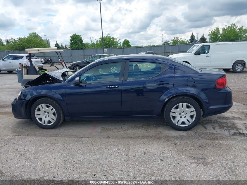 2014 Dodge Avenger Se VIN: 1C3CDZABXEN107190 Lot: 39404556