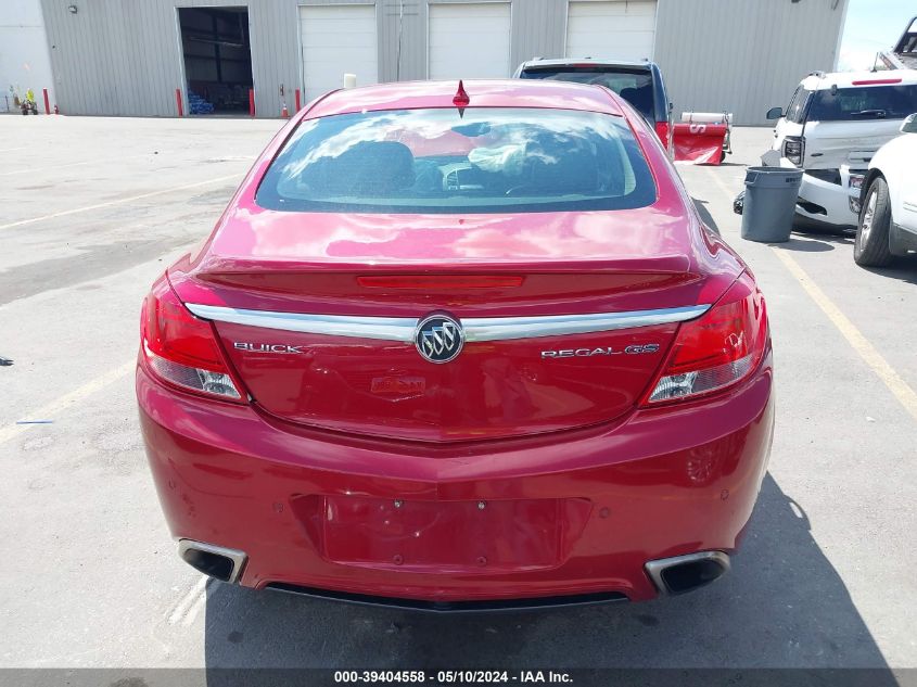 2012 Buick Regal Gs VIN: 2G4GV5GV9C9195553 Lot: 39404558