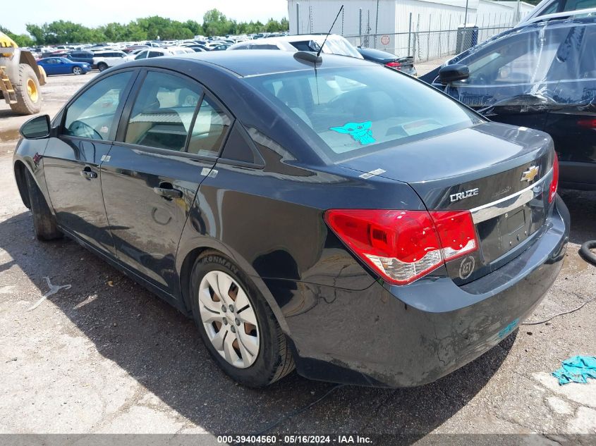 2016 Chevrolet Cruze Limited Ls Auto VIN: 1G1PC5SH6G7124998 Lot: 39404560