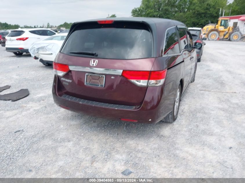 2014 Honda Odyssey Ex VIN: 5FNRL5H42EB097617 Lot: 39404583