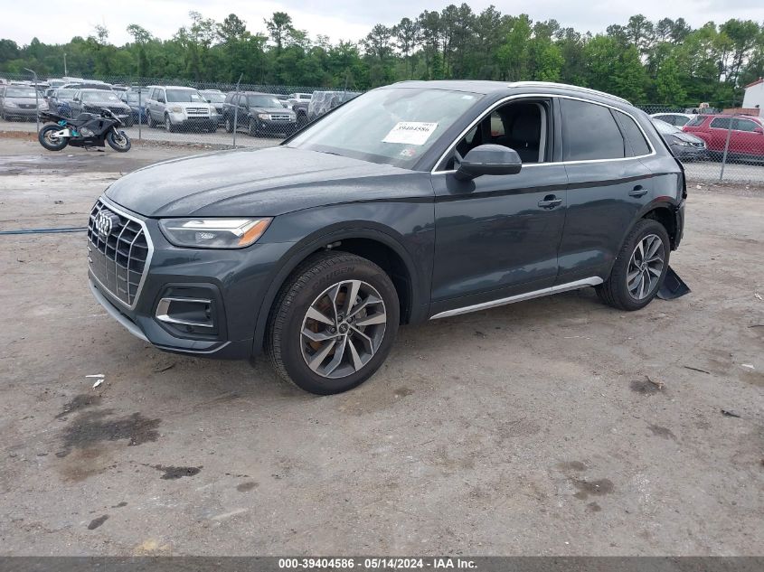 2021 Audi Q5 Premium Plus 45 Tfsi Quattro S Tronic VIN: WA1BAAFY5M2072020 Lot: 39404586