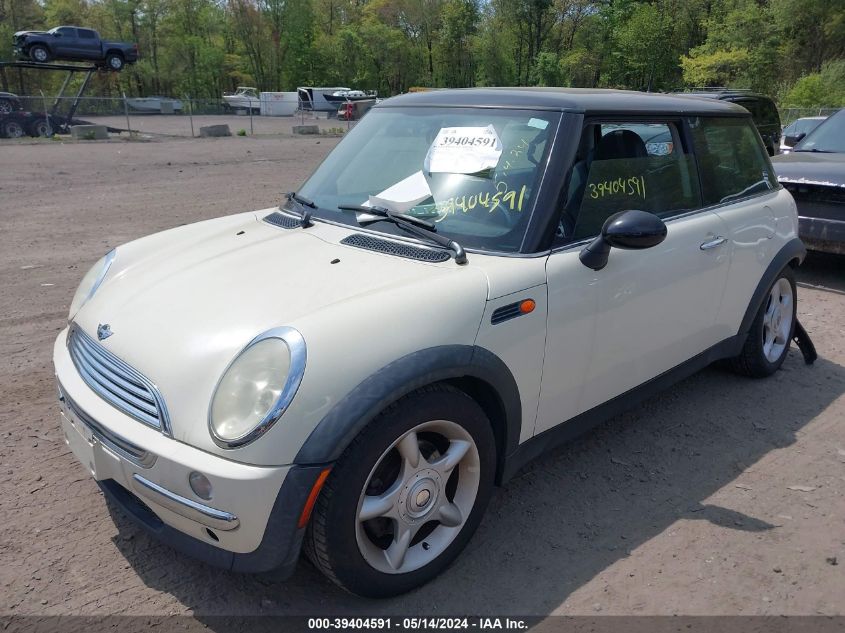 2003 Mini Cooper VIN: WMWRC33413TJ51444 Lot: 39404591