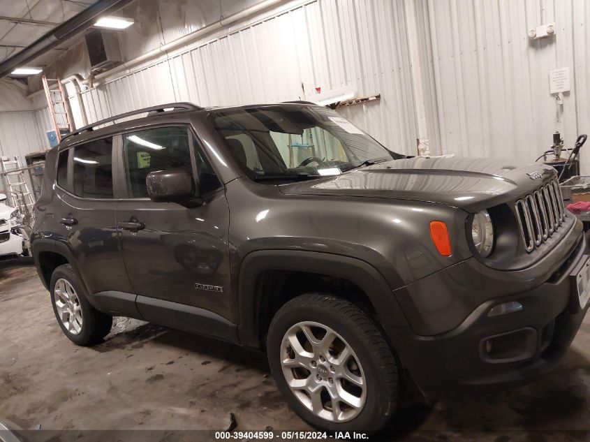 2017 Jeep Renegade Latitude 4X4 VIN: ZACCJBBB1HPE84660 Lot: 39404599