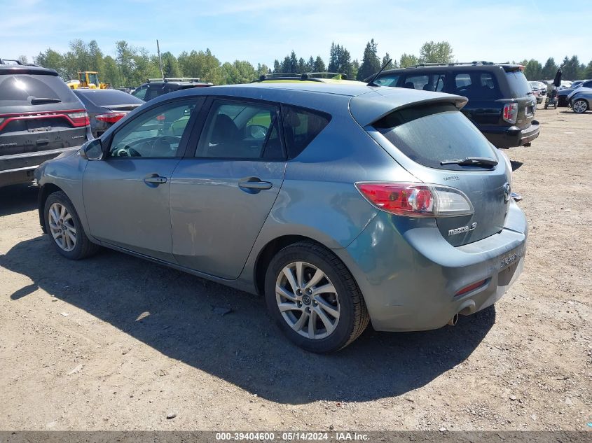 2013 Mazda Mazda3 I Touring VIN: JM1BL1LPXD1738287 Lot: 39404600