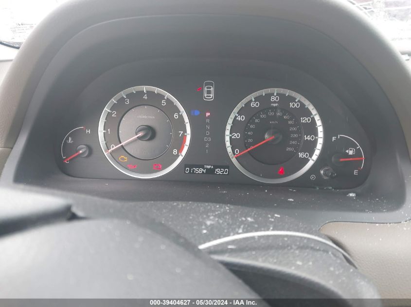 2009 Honda Accord 2.4 Ex-L VIN: 1HGCP26839A179287 Lot: 39404627