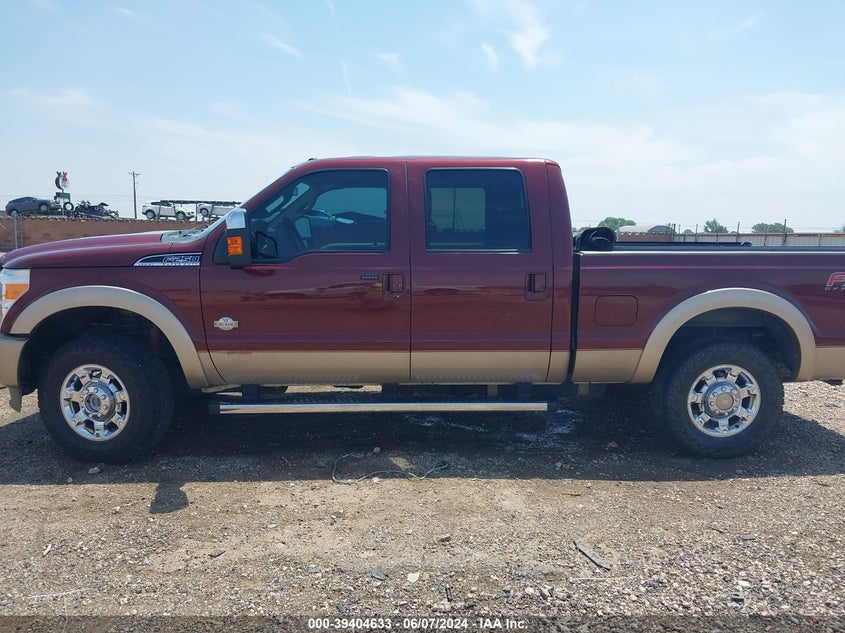 2012 Ford F-250 Lariat VIN: 1FT7W2BTXCEB06012 Lot: 39404633