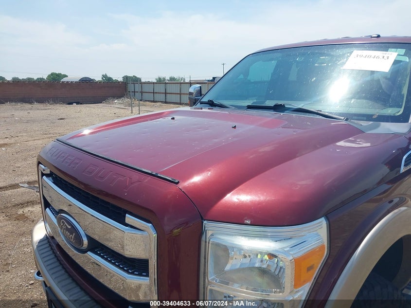 2012 Ford F-250 Lariat VIN: 1FT7W2BTXCEB06012 Lot: 39404633