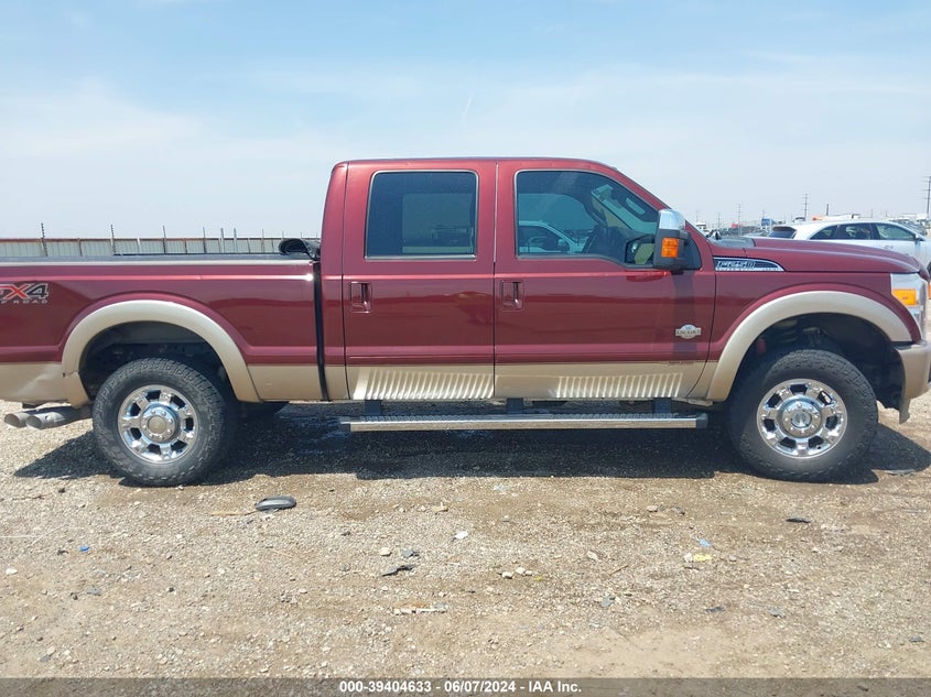 2012 Ford F-250 Lariat VIN: 1FT7W2BTXCEB06012 Lot: 39404633