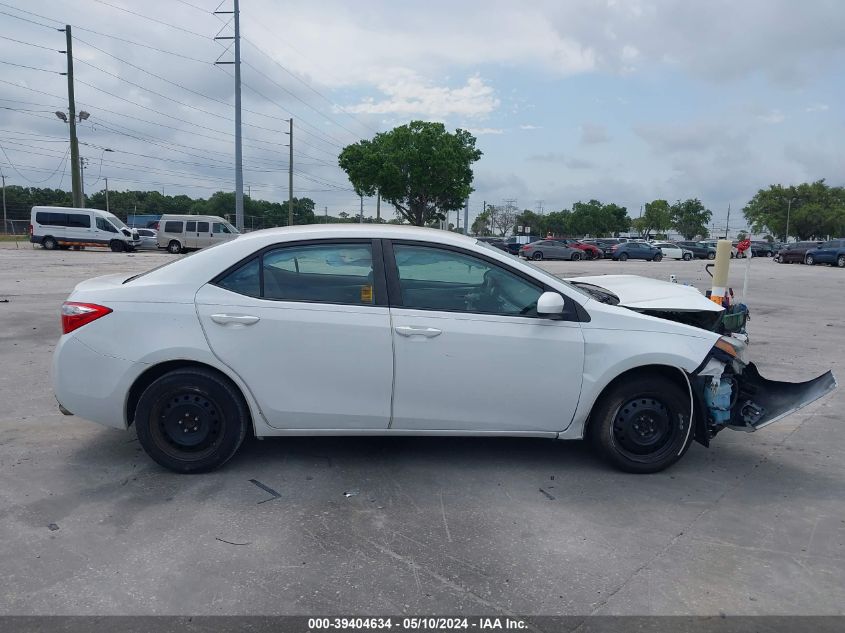 2014 Toyota Corolla Le VIN: 2T1BURHE2EC212056 Lot: 39404634