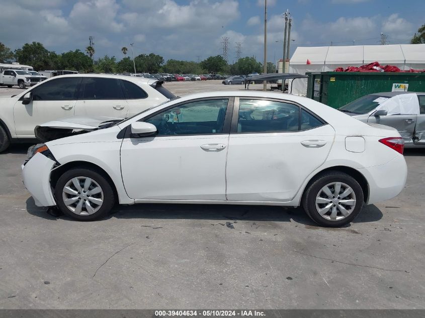 2014 Toyota Corolla Le VIN: 2T1BURHE2EC212056 Lot: 39404634