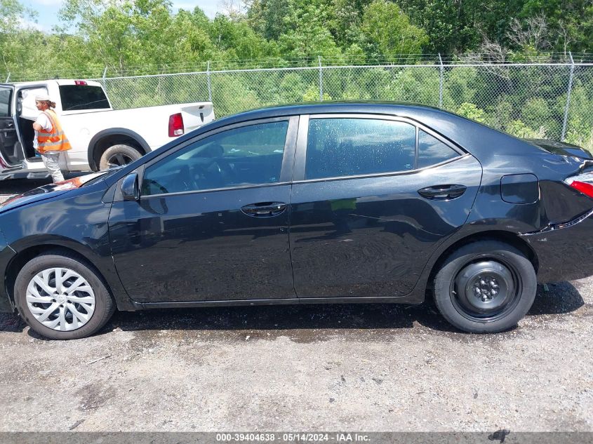 2018 Toyota Corolla Le VIN: 5YFBURHE5JP797497 Lot: 39404638