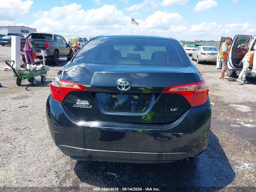 2018 Toyota Corolla Le VIN: 5YFBURHE5JP797497 Lot: 39404638