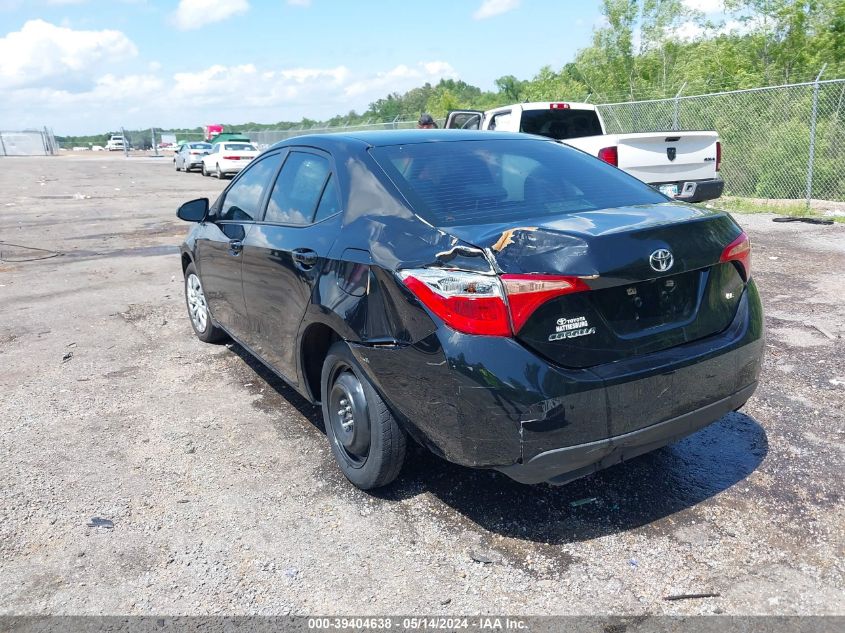 2018 Toyota Corolla Le VIN: 5YFBURHE5JP797497 Lot: 39404638