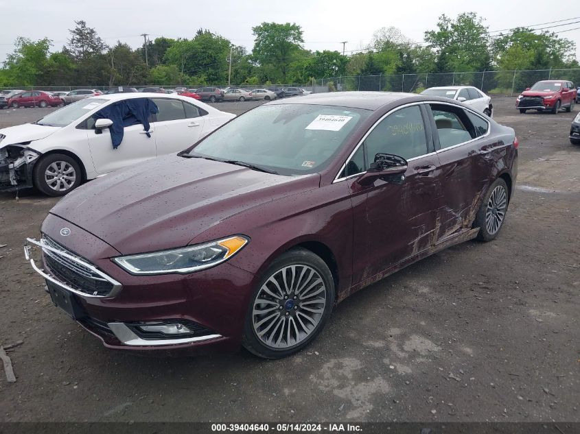 2017 Ford Fusion Hybrid Titanium VIN: 3FA6P0RU5HR148612 Lot: 39404640