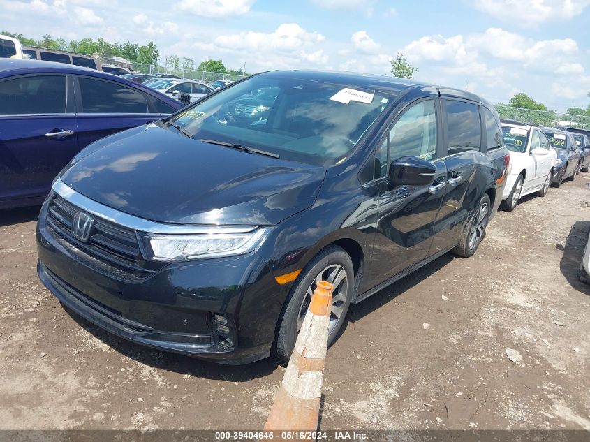 2021 Honda Odyssey Touring VIN: 5FNRL6H8XMB000185 Lot: 39404645