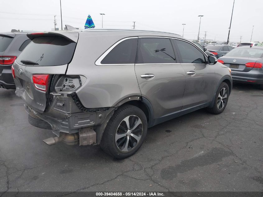 2016 Kia Sorento Ex VIN: 5XYPH4A59GG105360 Lot: 39404658