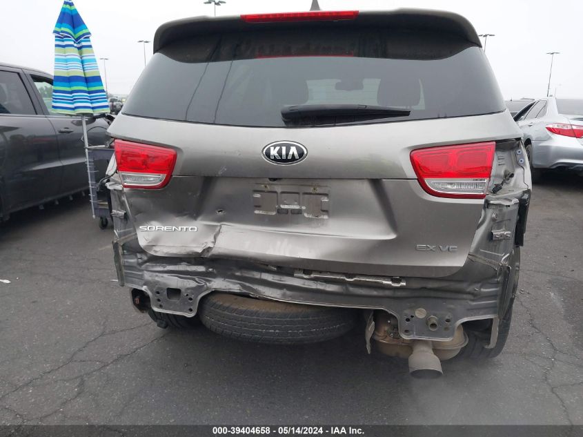 2016 Kia Sorento Ex VIN: 5XYPH4A59GG105360 Lot: 39404658