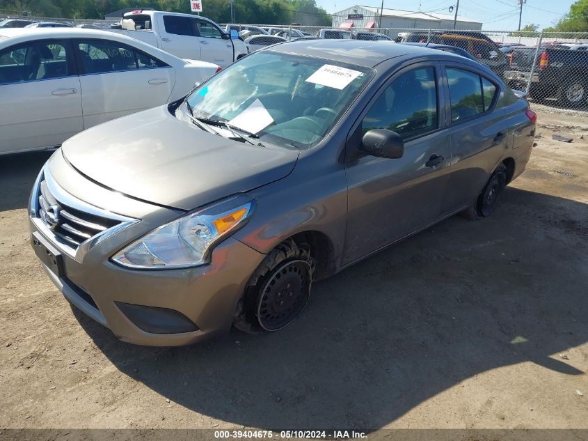 2015 Nissan Versa 1.6 S+ VIN: 3N1CN7APXFL916590 Lot: 39404675