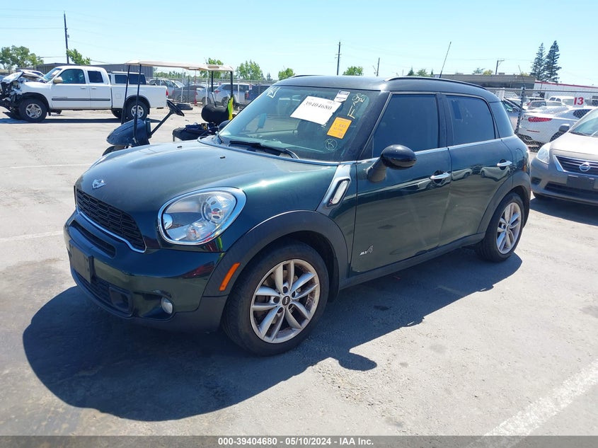 2014 Mini Countryman Cooper S VIN: WMWZC5C57EWM18592 Lot: 39404680