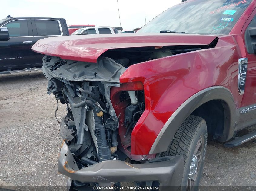 2019 Ford F-250 King Ranch VIN: 1FT7W2BT5KEF76818 Lot: 39404691