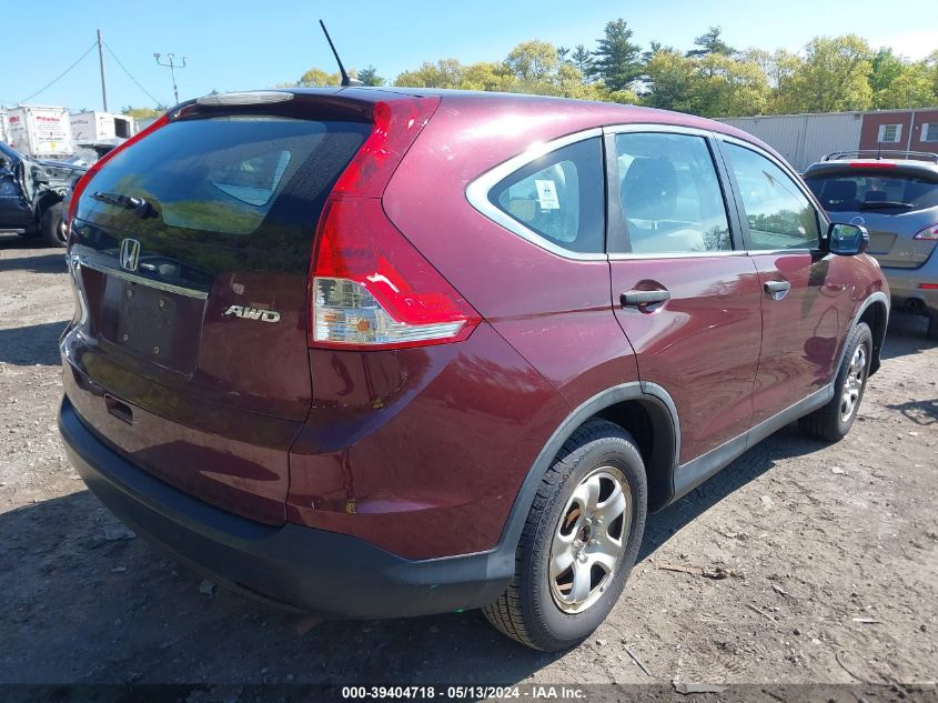 2014 Honda Cr-V Lx VIN: 5J6RM4H38EL096851 Lot: 39404718