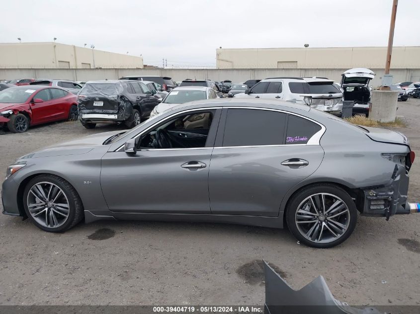 2016 Infiniti Q50 3.0T Sport VIN: JN1EV7APXGM305863 Lot: 39404719