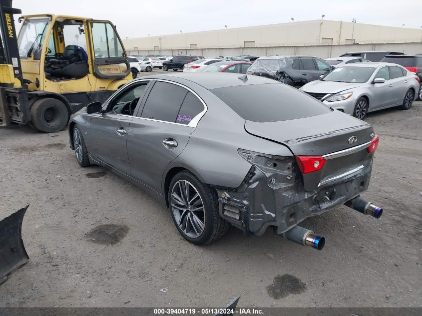 2016 Infiniti Q50 3.0T Sport VIN: JN1EV7APXGM305863 Lot: 39404719