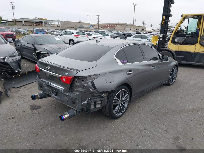 2016 Infiniti Q50 3.0T Sport VIN: JN1EV7APXGM305863 Lot: 39404719