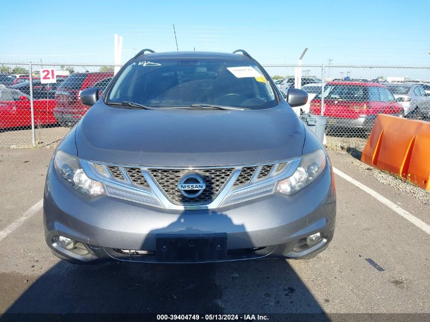 2014 Nissan Murano Sl VIN: JN8AZ1MU7EW419307 Lot: 39404749