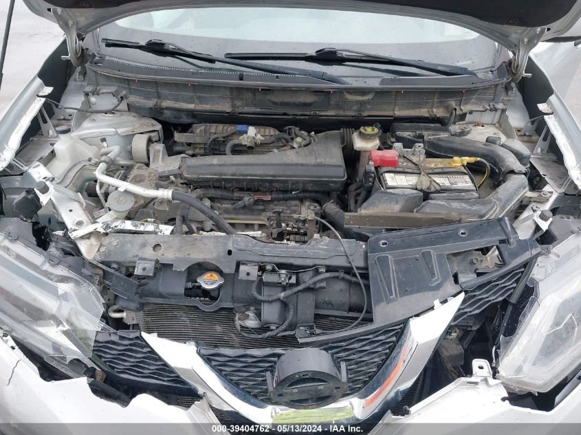 2016 Nissan Rogue S VIN: KNMAT2MV7GP660258 Lot: 39404762