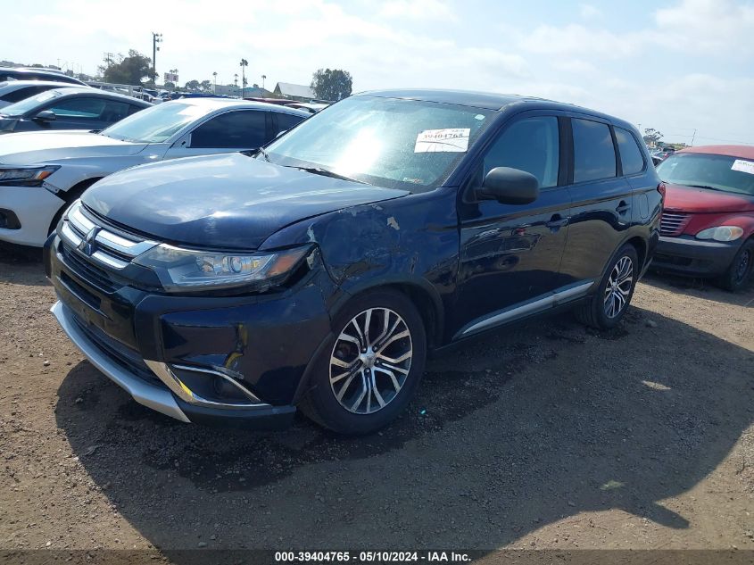 2017 Mitsubishi Outlander Es VIN: JA4AD2A38HZ027784 Lot: 39404765